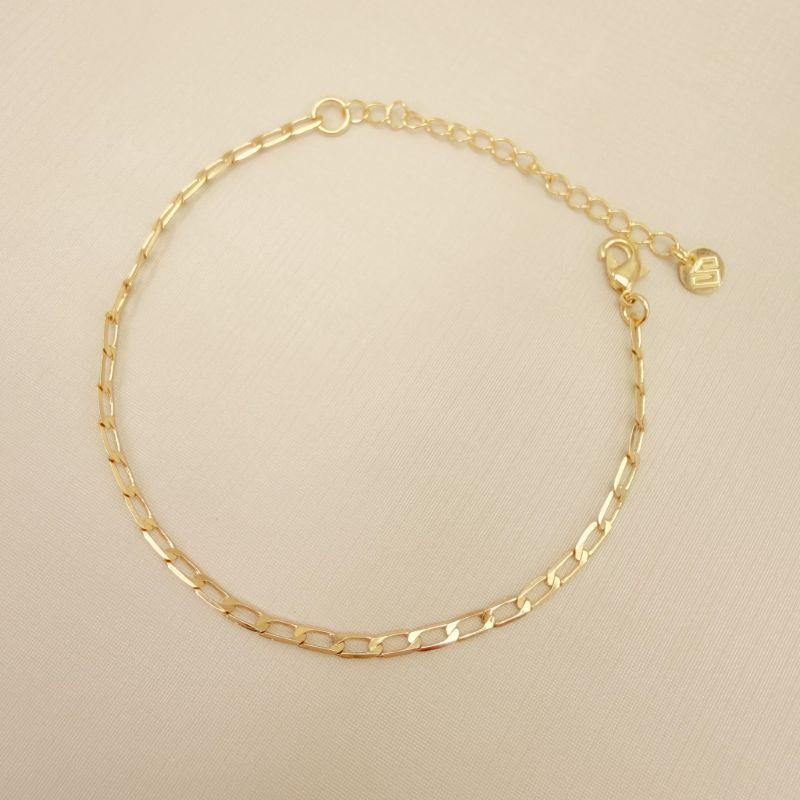 12.2269.0.O - Pulseira elo groumet longo 2,5mm de espessura