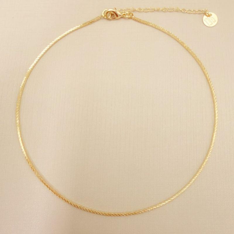 14.0326.0.O - Tornozeleira fio tubo quadrado diamantada.