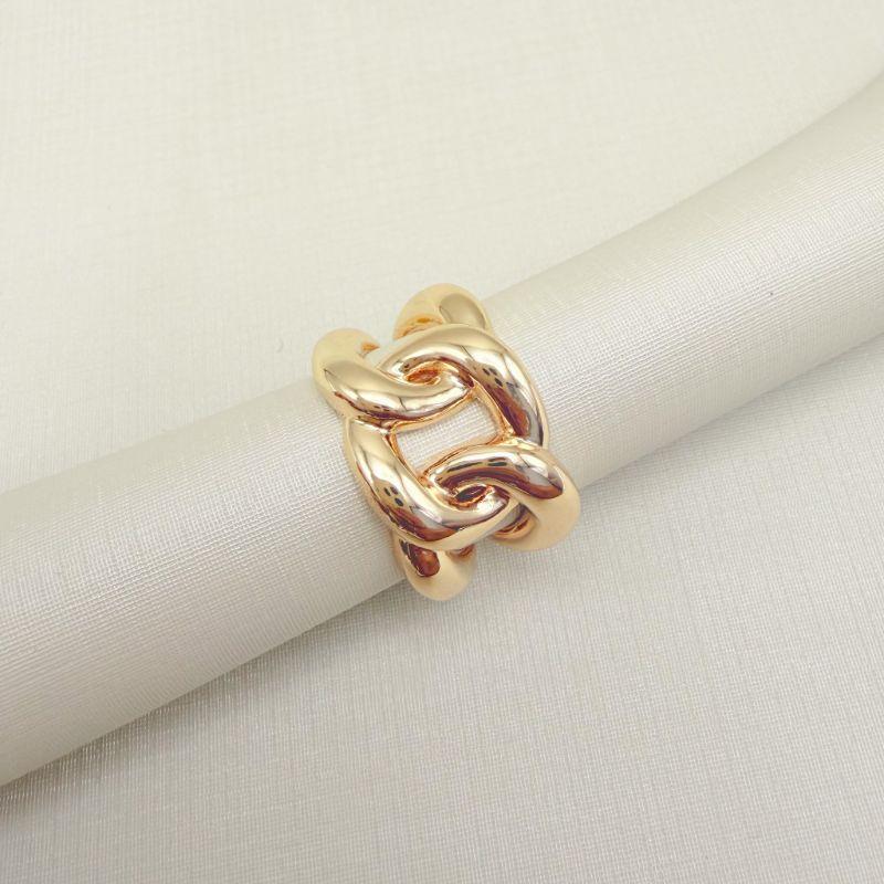 03.2541.0.O - (19) Anel de elo groumet grande liso simples