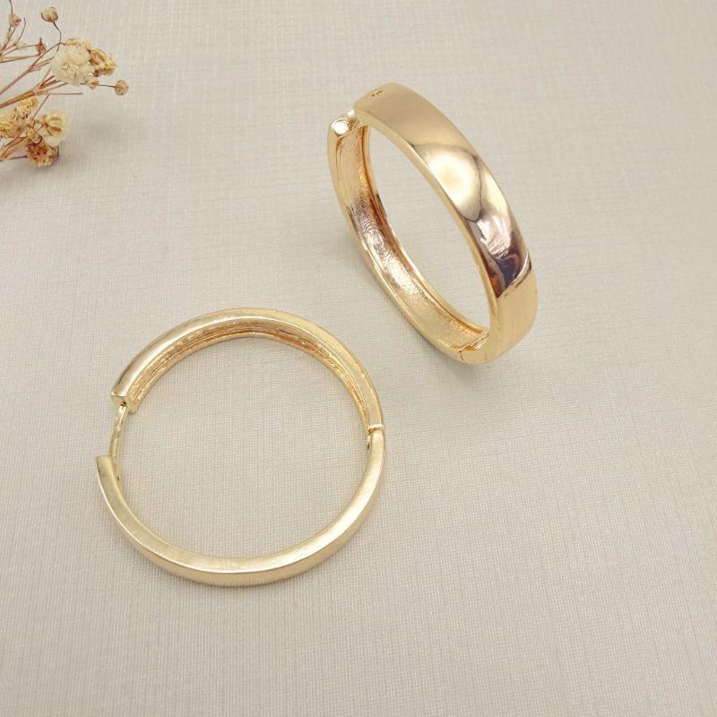 05.3132.0.O - Argola maxxi em chapa larga lisa simples