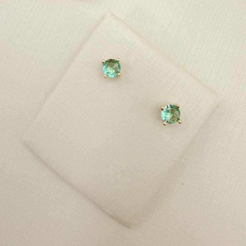 07.2865.9.O - (0,5m Tam.P) Brinco de ponto de luz circular em garras com galeria