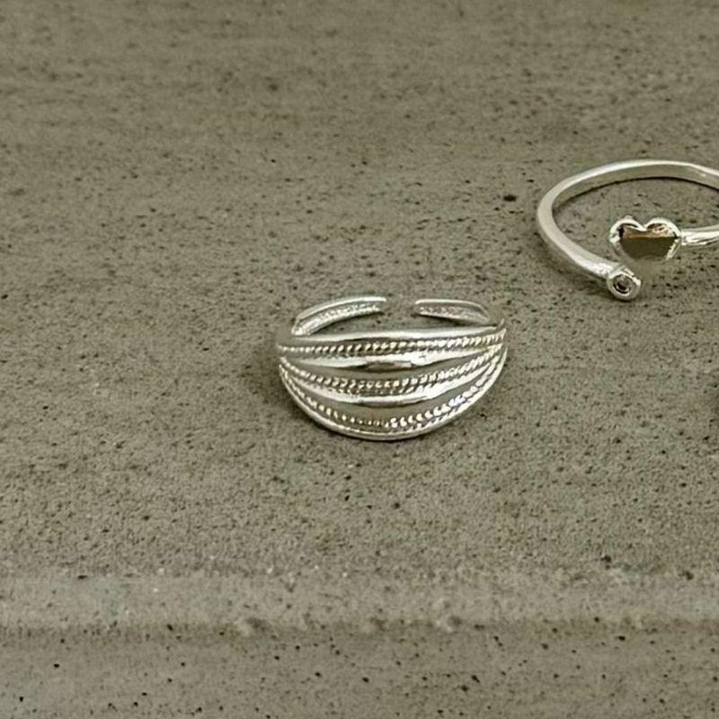 01.0201.0.S - (R) Anel falange de desenho rede em micro spikes