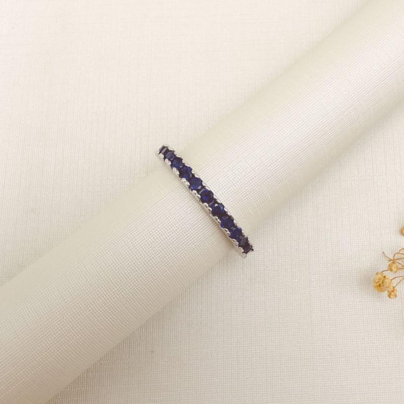 03.2549.4.B - (17) Anel estilo aparador de meia cravação com borda de barras