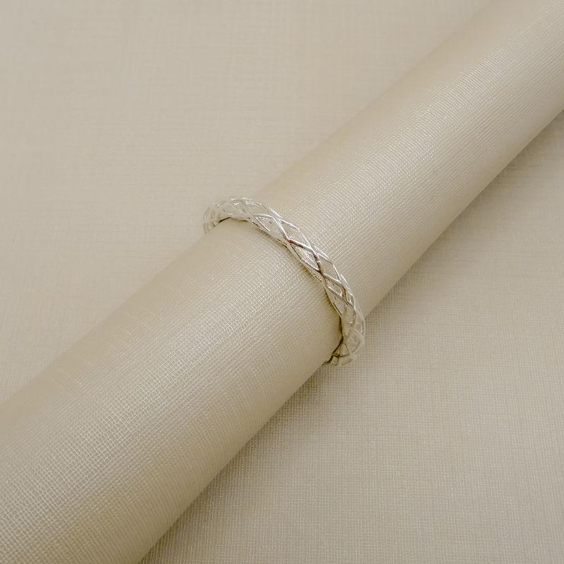 03.2612.0.S - (19) Anel de aro em tubo de efeito losangos lisos em rede