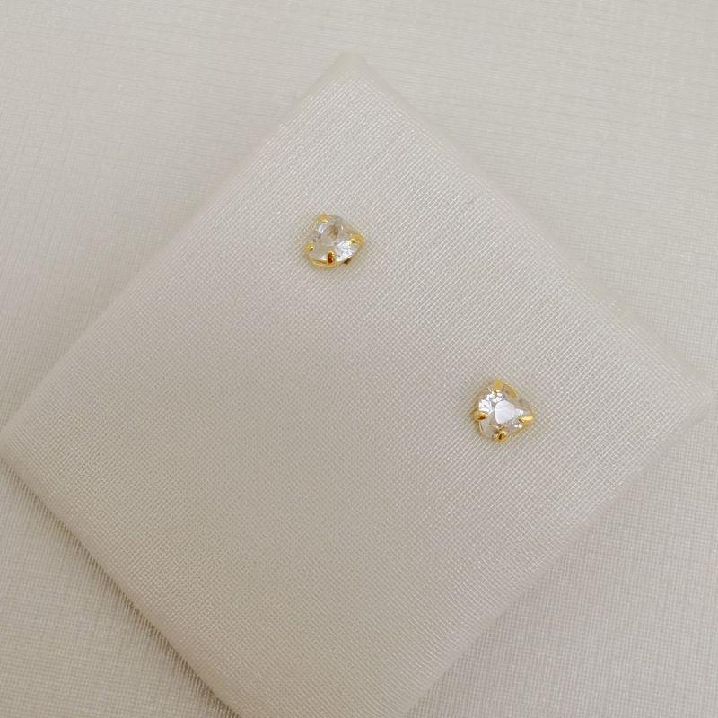 07.2834.1.O - Brinco de zircônia em formato de coração 4,3mm