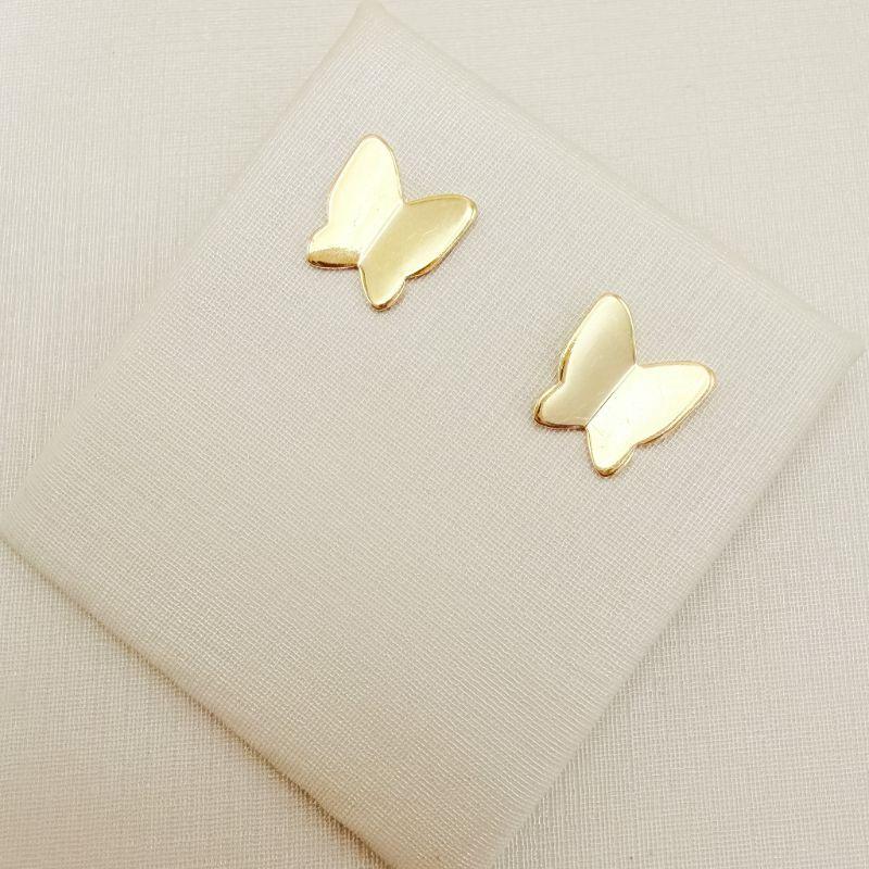 07.2880.0.O - Brinco de chapa em borboleta abstrata lisa