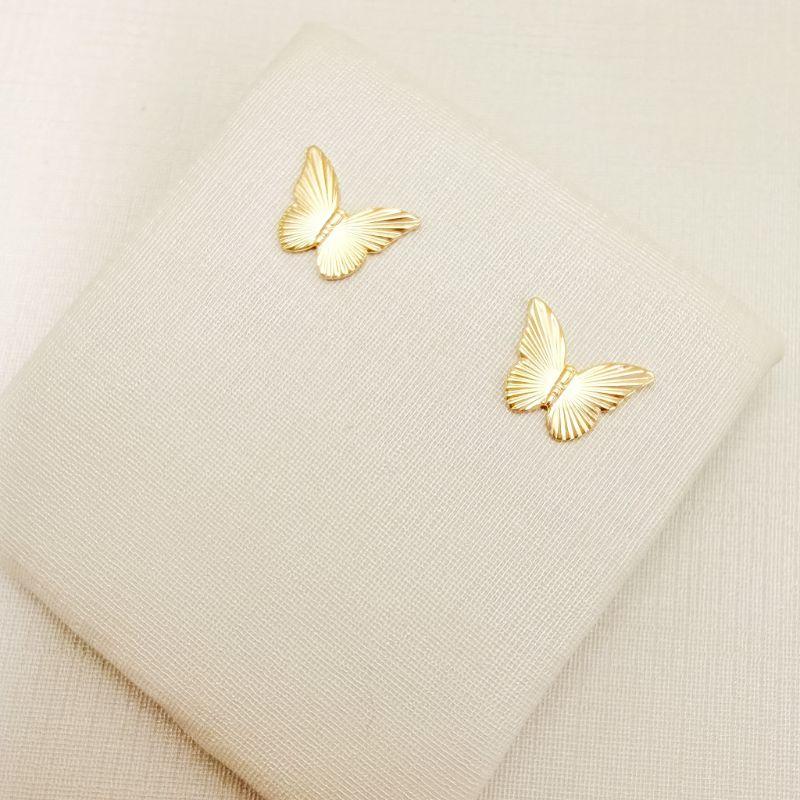 07.2881.0.O - Brinco de borboleta em efeito raios de sol