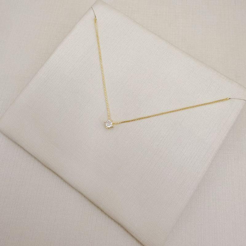 09.2515.1.O - (40) Colar de ponto de luz com galeria em veneziana