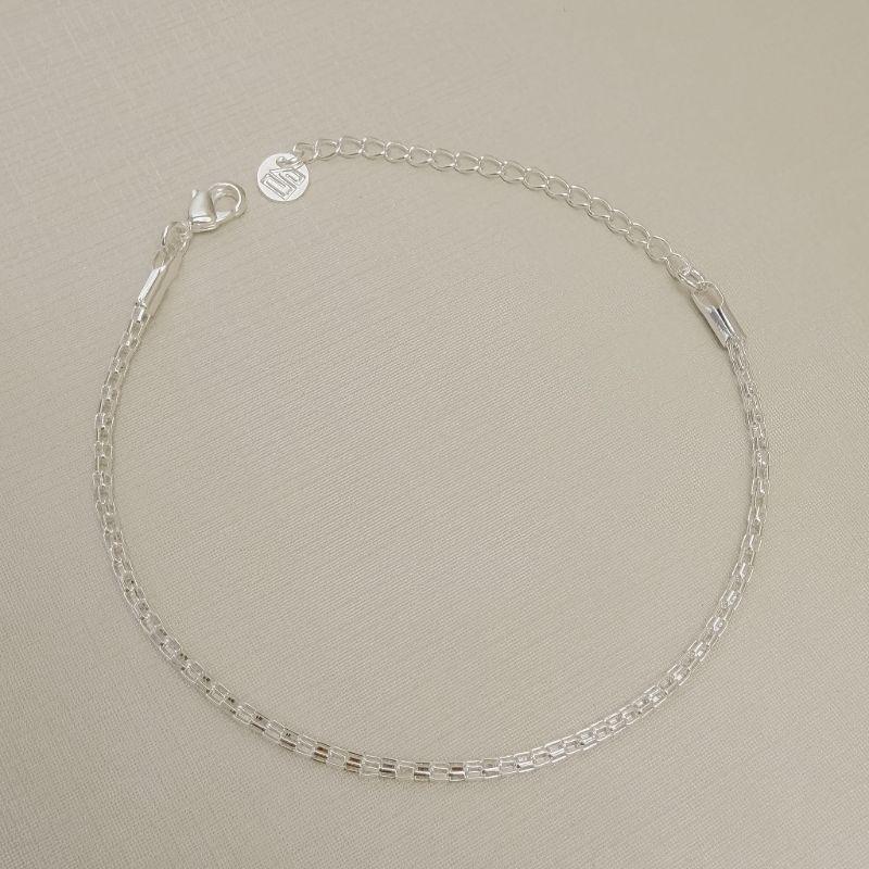 12.2321.0.S - Pulseira de malha estilo veneziana em tubo fino