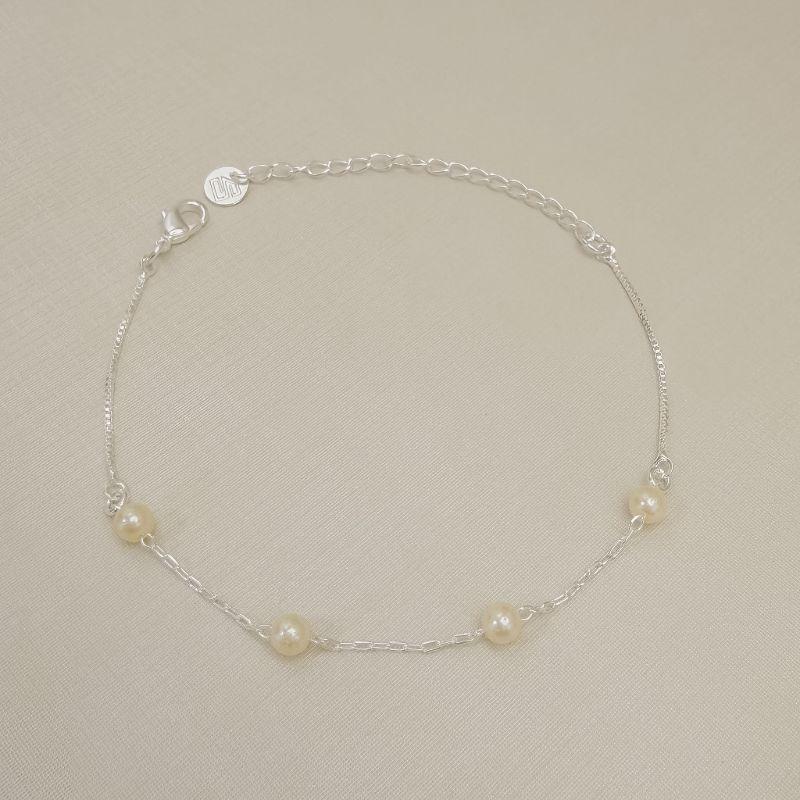 12.2332.15.S - Pulseira de pérolas circulares espaçadas